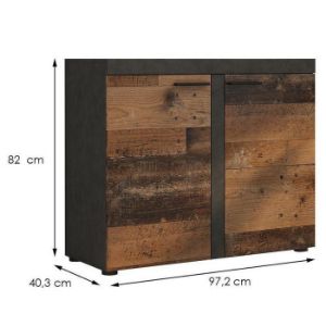 Obrazek Komoda Rumba 2f Old Style Wood/Matera