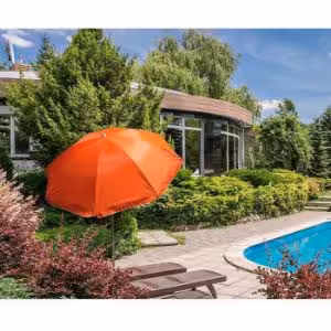 Obrazek Parasol ogrodowy 180cm pomarańczowy 