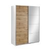 Obrazek Szafa z lustrem Asti 150 biały/dąb wotan