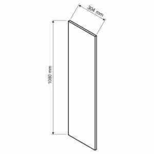 Obrazek Boczny panel Emily 1080x304 zielony mat