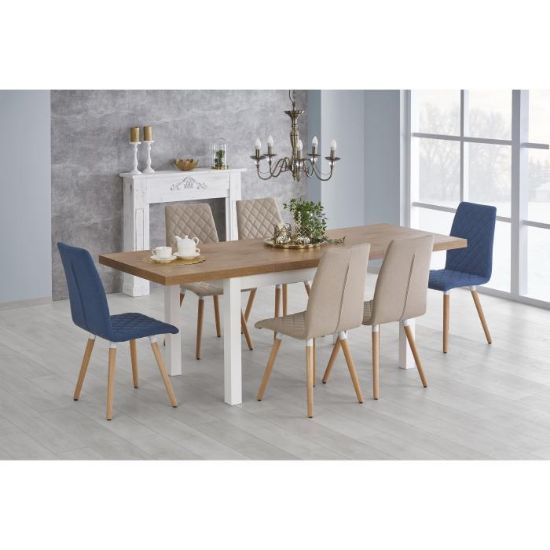 Obrazek Stół Bergen dąb lancelot/biały