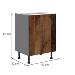 Obrazek Szafka kuchenna TESSA oldstyle/antracyt 60d 1f bb