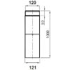 Obrazek Rura RP120/1000-CZ2