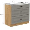 Obrazek Szafka kuchenna Stilo claygrey/artisan 80d 3s bb