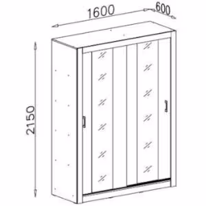 Obrazek Szafa Duca DC3 Sonoma 160