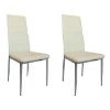 Obrazek Zestaw 2 Krzeseł Kris Krem Tc-1002
