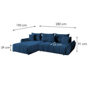 Obrazek Narożnik z funkcją spania Bono New Monolith 77