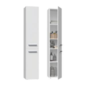 Obrazek Słupek łazienkowy Luiza 2 biały