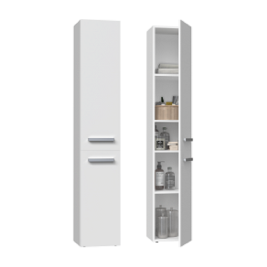 Obrazek Słupek łazienkowy Luiza 2 biały