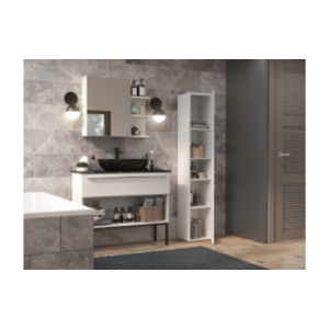 Obrazek Słupek łazienkowy Luiza 2 biały