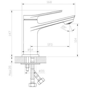 Obrazek Bateria umywalkowa City