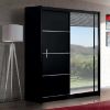 Obrazek SZAFA VISTA 150 CZARNY/LUSTRO