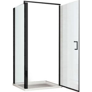 Obrazek Kabina Atena 90x90x190 czarny profil