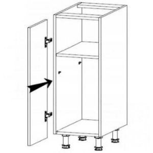 Obrazek Szafka kuchenna Gardena D30 white