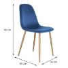 Obrazek Krzesło Johny Dc-4724-1 Navy Blue
