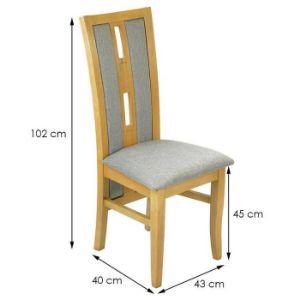 Obrazek Krzesło Windows Dąb Wotan Tap. Boss-15 