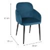 Obrazek Krzesło Hamilton 80213A-F15 Blue