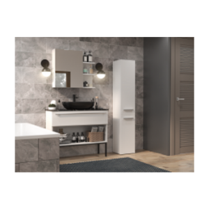 Obrazek Słupek łazienkowy Luiza 4 biały