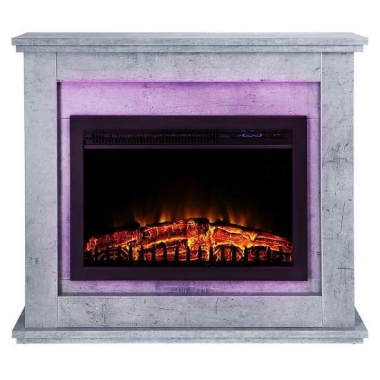 Obrazek Kominek elektryczny wolnostojący CLOE BETON 2000W