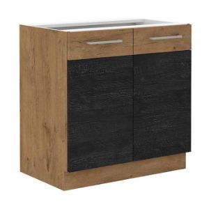 Obrazek Szafka Kuchenna VIGO Dark 80D 2F BB