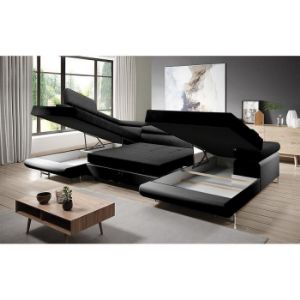 Obrazek Narożnik z funkcją spania Lotus U Orinoco 100+Madryt 1100 prawostronny