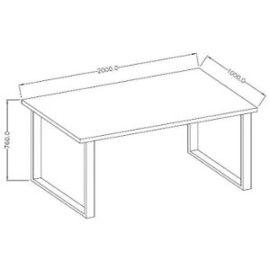 Obrazek Stół Halle 94 dąb wotan