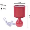 Obrazek Lampa Stołowa JT899-6 Czerwona LB1