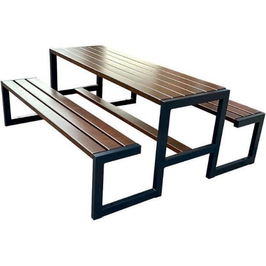 Obrazek Komplet ogrodowy Picknick Grande orzech