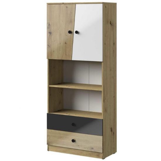 Obrazek Regał Nero 04 80 – Czarny Połysk