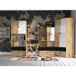 Obrazek Regał Nero 04 80 – Czarny Połysk