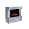 Obrazek Kominek elektryczny wolnostojący MATRIX beton 2000W