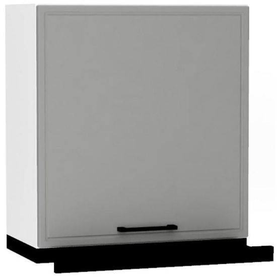 Obrazek Szafka kuchenna Emily W60/68 Slim Pl S z czarnym okapem Dast Grey 