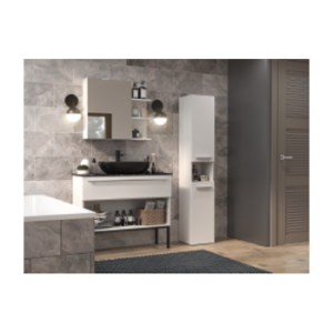 Obrazek Słupek łazienkowy Luiza 3 biały