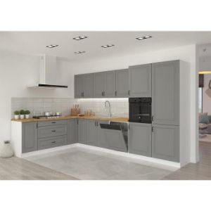 Obrazek Szafka kuchenna Stilo dustgrey/biały 60g/72 1f