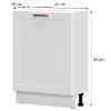 Obrazek Szafka Kuchenna Tara R3-60-1k/4 White Mat