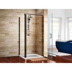 Obrazek Zestaw natryskowy z deszczownicą Rea Black 3F