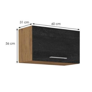 Obrazek Szafka kuchenna Vigo dark 60GU-36 1F 