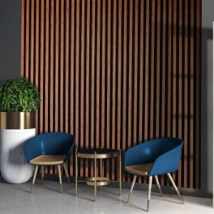 Obrazek Panel lamelowy 3D dąb wotan / czarny 41x190x2750mm