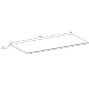 Obrazek Blat do kuchni Magnolia 38mm x 200cm mat