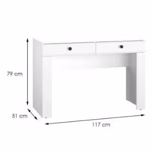 Obrazek Biurko/Toaletka Lahti 12 Biały Mat