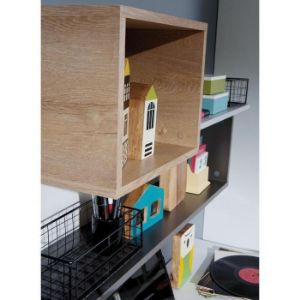 Obrazek Komoda Joker 8 Biały/Grafit/Szary/Dąb Lefkas