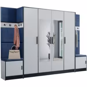 Obrazek Garderoba Roj 17 biała + Kronos 09 niebieska