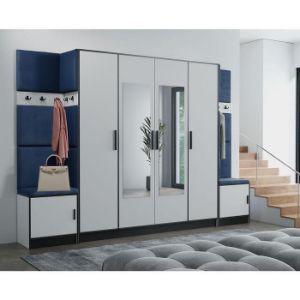 Obrazek Garderoba Roj 17 biała + Kronos 09 niebieska