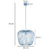 Obrazek Lampa Eden K-4102 Niebieska LW1