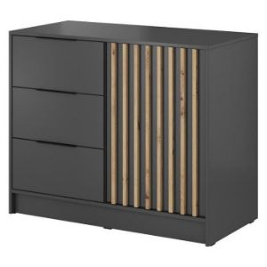 Obrazek Komoda Nelly 1d Grafit/Lamela Artisan