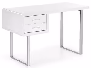 Obrazek Biurko Aria (biały połysk)