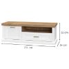 Obrazek Szafka RTV Tara TV1K1F white/pacific walnut