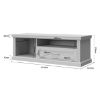 Obrazek Szafka RTV Tara TV1K1F white/pacific walnut