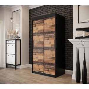 Obrazek Szafa Old Wood T 100 Czarny/Old Style
