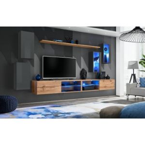 Obrazek Meblościanka Switch Xxv Grafit/Wotan